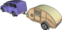 Custom Morris Minor Van & Camper - Automobile