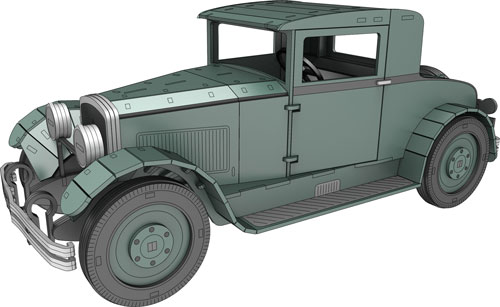 Nash Coupe 1928 - Automobile