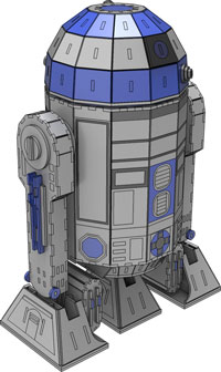 R2D2 (Star Wars Inspired)