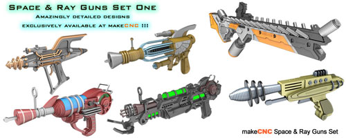 Space & Ray Gun Set One