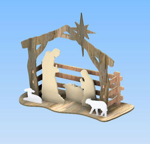 Simple Nativity Scene