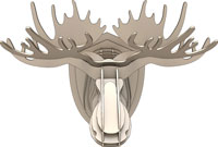 Trophy Faux Moose Head