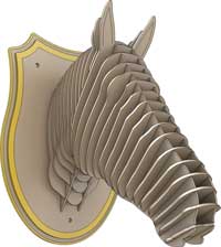 Trophy Faux Horse Head