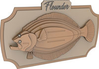 Flounder Trophy Fish