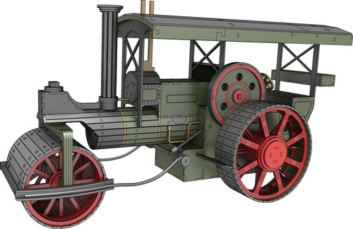 Vintage Steam Roller - Traction Engine