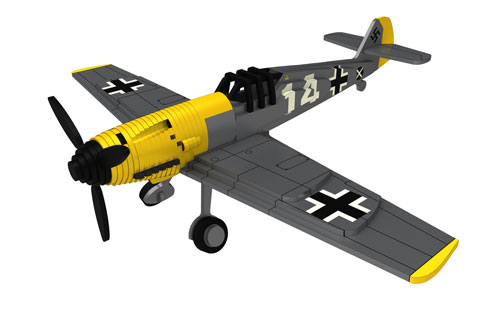 WWII The Messerschmitt BF109 Plane