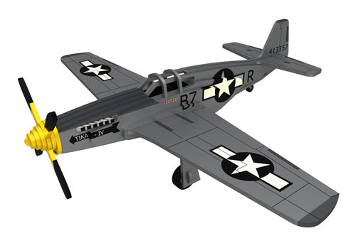 WWII The Mustang P-51 Plane