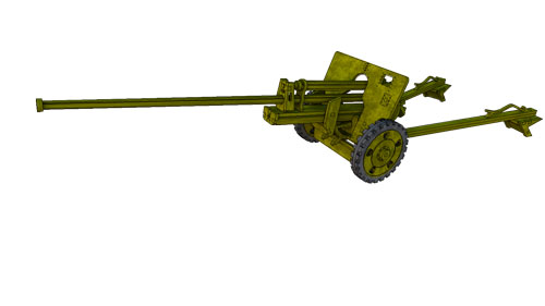 WWII Zis-2-Anti-Tank Gun